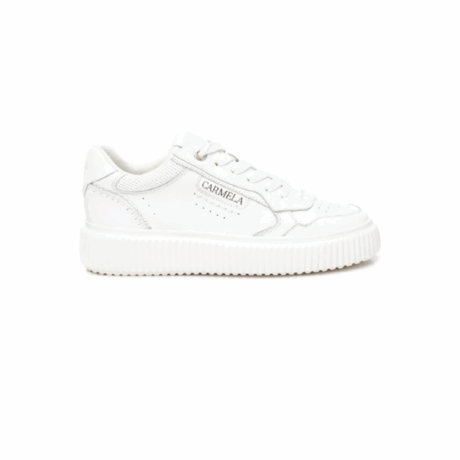WHITE LEATHER LADIES SHOES