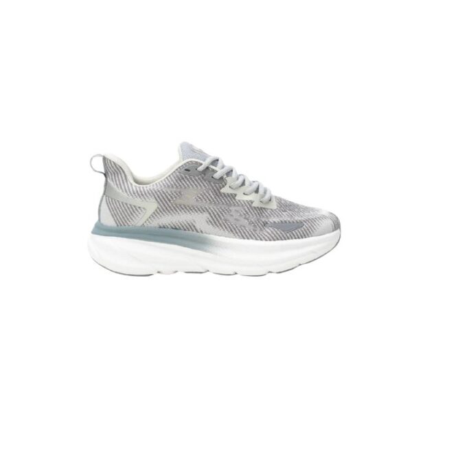 GREY TEXTILE LADIES SHOES