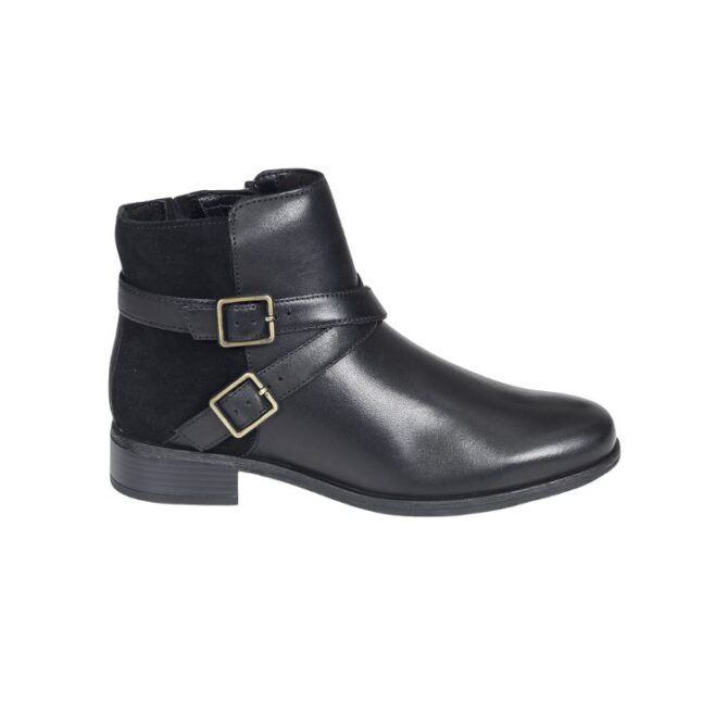 Havisham Bay Black Leather, D, 3+