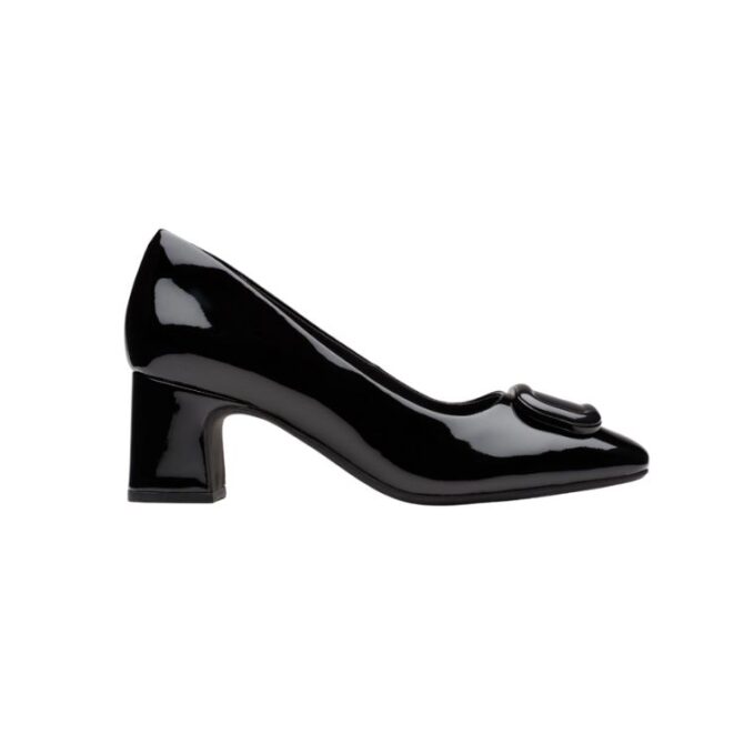 Fernie Trim Black Pat, D, 3+