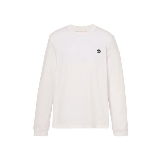 Dunstan River Long-Sleeve T-Shirt for Men in White