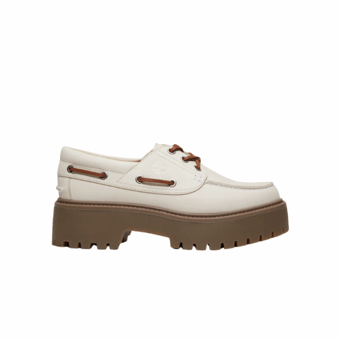 STONE STREETBOAT SHOENATURAL NUBUCK