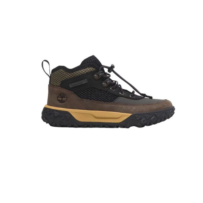 GreenStride™ Motion 6 Mid Trainer for Junior in Black/Brown