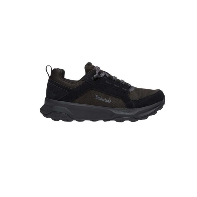 FUSION LEDGE LOW LACE UP WATERPROOF SNEAKER BLACK SUEDE